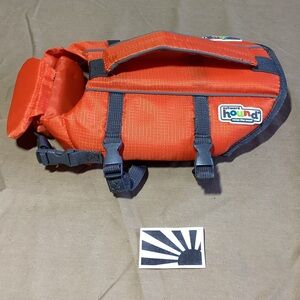 NWOT Outward Hound Ripstop Dog Life Jacket Orange XS